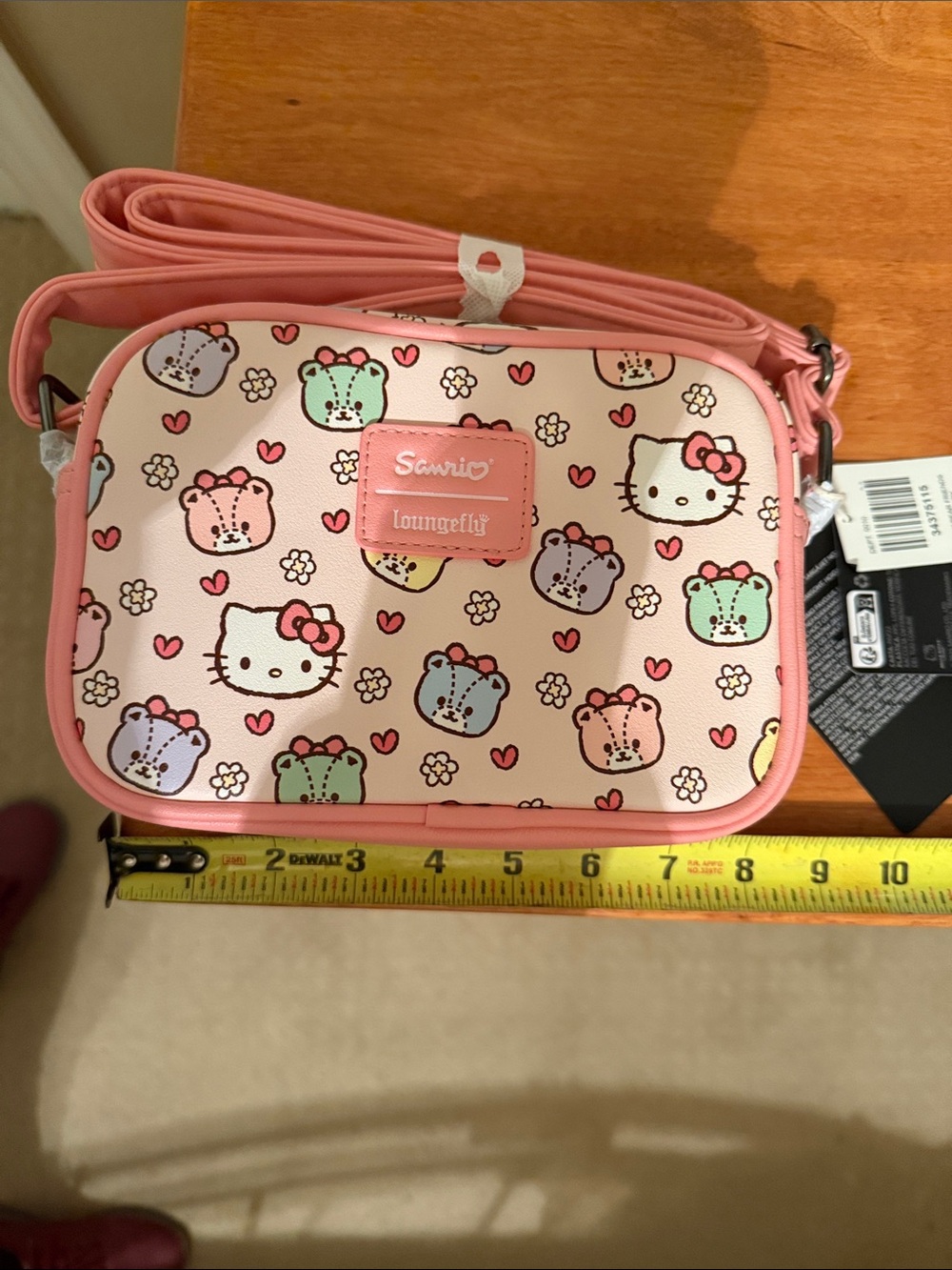 Loungefly Pink Sanrio Hello Kitty & Pastel Bear Crossbody Bag